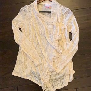 Jessica Simpson Beige Nursing Cardigan